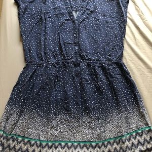 Blue Pattern Dress